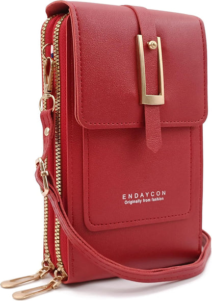Small Cell Cross Body Purses for Women Mini Shoulder Handbags Zipper Crossbody Bags