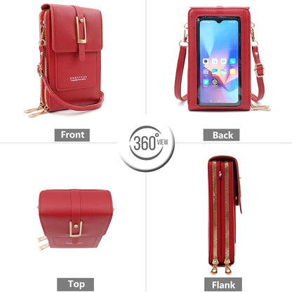 Small Cell Cross Body Purses for Women Mini Shoulder Handbags Zipper Crossbody Bags