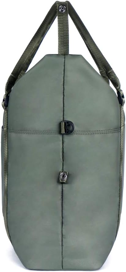 Unisex Large Travel Shoulder Weekender Overnight Bag Handbag Gym Tote Bag with Trolley Sleeve (Grey)