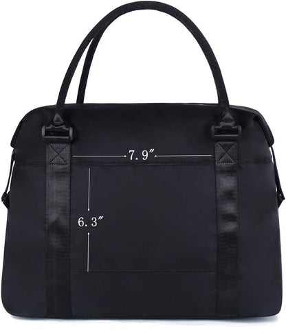 Unisex Large Travel Shoulder Weekender Overnight Bag Handbag Gym Tote Bag with Trolley Sleeve (Grey)