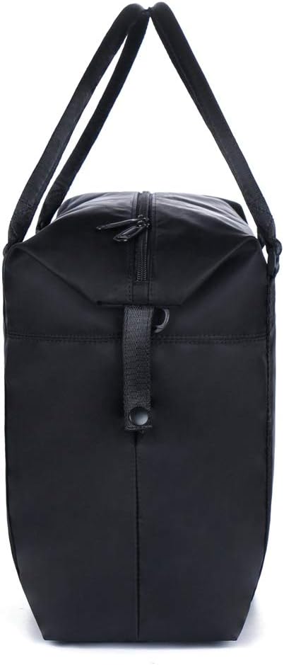 Unisex Large Travel Shoulder Weekender Overnight Bag Handbag Gym Tote Bag with Trolley Sleeve (Grey)