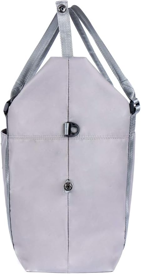 Unisex Large Travel Shoulder Weekender Overnight Bag Handbag Gym Tote Bag with Trolley Sleeve (Grey)