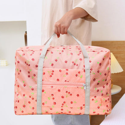 Travel Bag Carry on Duffel Bag Foldable Luggage Spirit Airlines Personal Item Bag Sports Gym Bags Weekender Overnight Bag Nylon Travel Duffel for Women (Green Apple)
