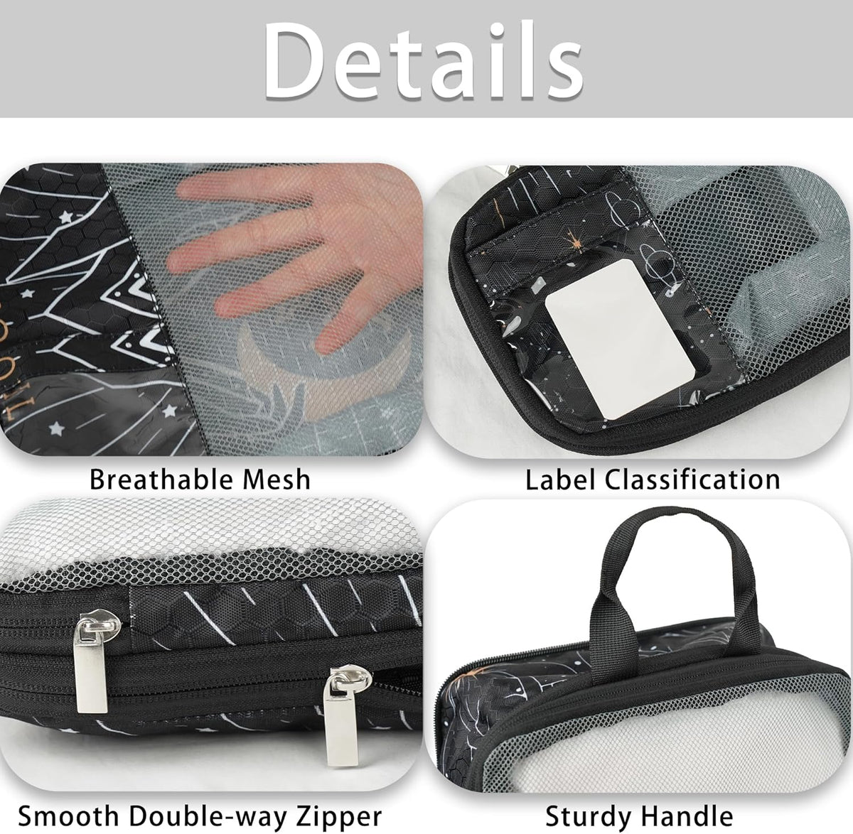 7 Pcs Compression Packing Cubes Travel for Suitcases, Luggage Organizer Washable Storage Bags Set for Backpack Travel- Packaging Cubes for Carry-Ons and Storage