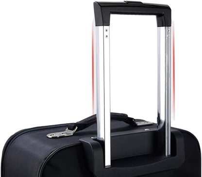 Carry-On Softside Luggage with Spinner Wheels, Black,Expandable Softside Carry-On Luggage Carry On