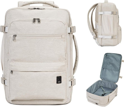 Travel Backpack For Spirit Airlines Personal Item Bag 18x14x8 with Wet Pocket, 17 Inch Laptop Backpack for Men Women（Black）