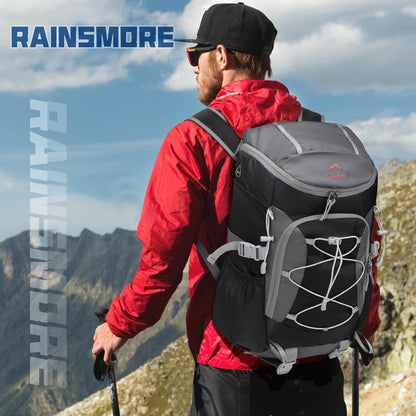 Foldable Hiking Backpack for Women Men Packable Camping Backpack 40L Waterproof Hiking Daypack Bag Lightweight Collapsible Daypack for Travel Trekking Mountaineering Large Capacity Black