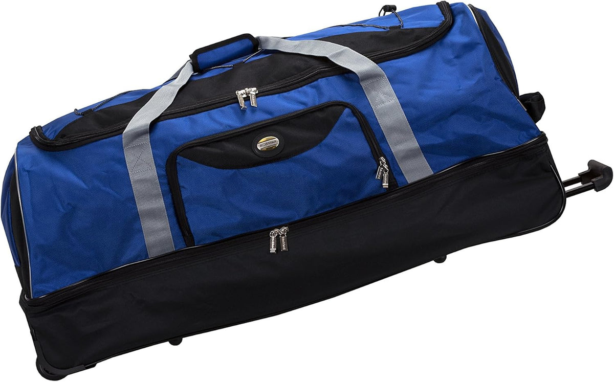 Drop Bottom 40" Rolling Duffel Bag, Navy
