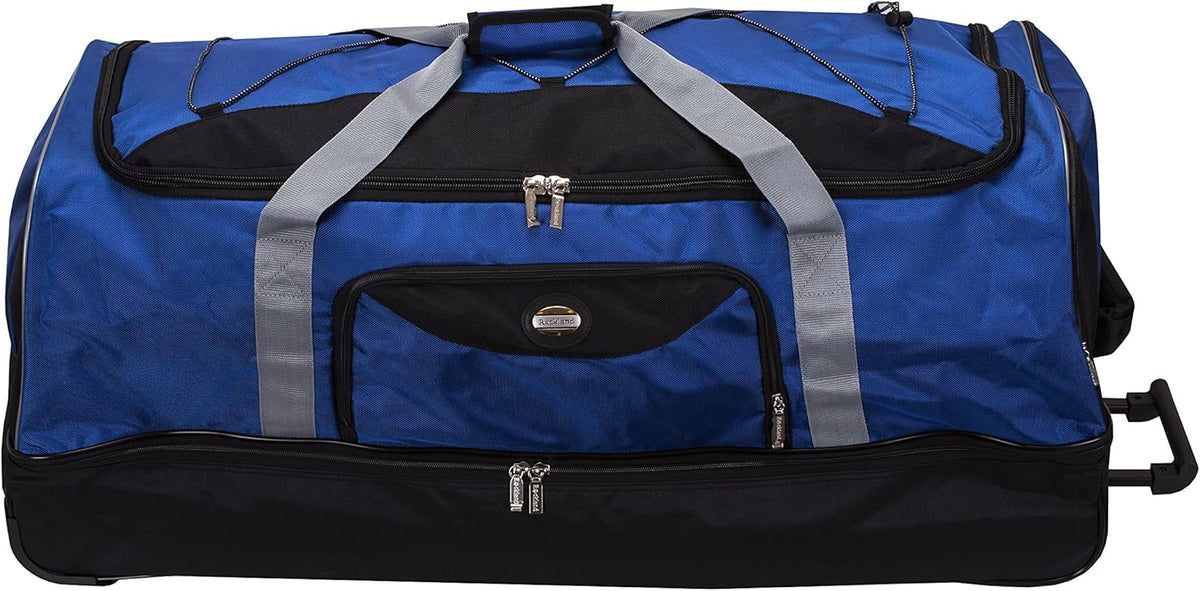 Drop Bottom 40" Rolling Duffel Bag, Navy