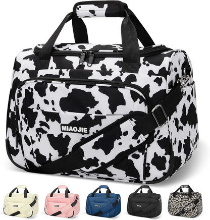 Underseat Carry On Luggage Lightweight Travel Tote Weekender Bag Overnight Duffle Bag for Travel, Travel Essentials Personal Item Travel Bag for Women and Men,Black-18Inch