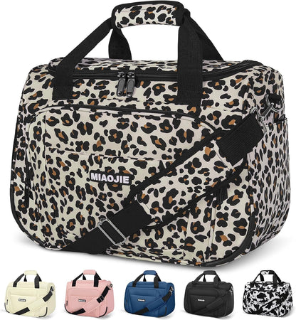 Underseat Carry On Luggage Lightweight Travel Tote Weekender Bag Overnight Duffle Bag for Travel, Travel Essentials Personal Item Travel Bag for Women and Men,Black-18Inch