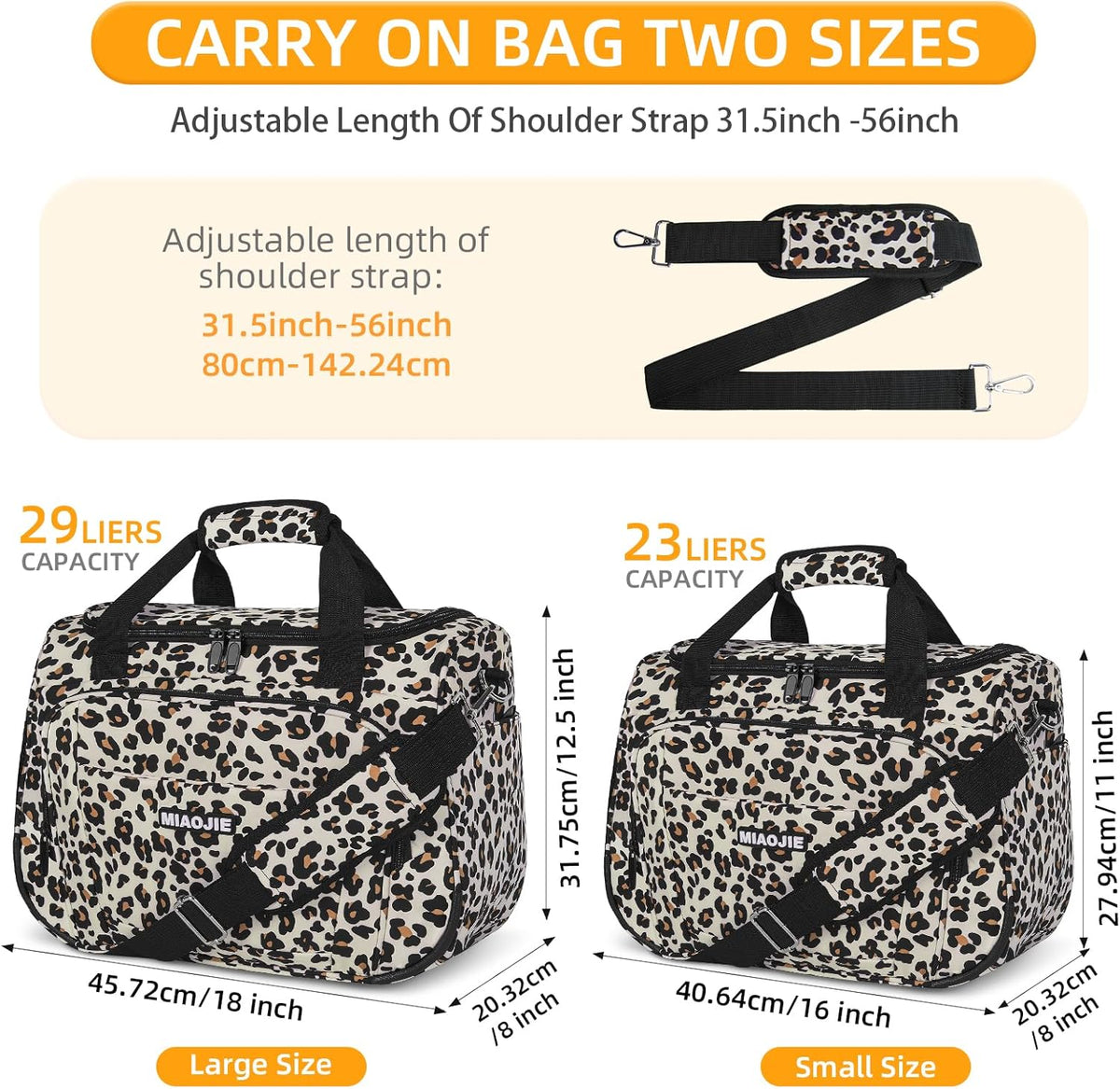 Underseat Carry On Luggage Lightweight Travel Tote Weekender Bag Overnight Duffle Bag for Travel, Travel Essentials Personal Item Travel Bag for Women and Men,Black-18Inch