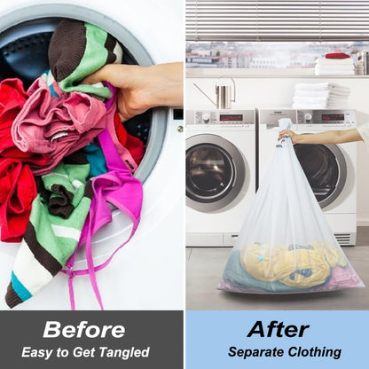 3Pcs Mesh Laundry Bags for Delicates, Honeycomb Mesh Wash Bags with Zipper for Washing Machine, Shoes, Lingerie, Socks and Stuffed Toys (Medium, 12.5 x 16Inches)