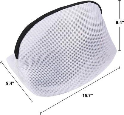 3Pcs Mesh Laundry Bags for Delicates, Honeycomb Mesh Wash Bags with Zipper for Washing Machine, Shoes, Lingerie, Socks and Stuffed Toys (Medium, 12.5 x 16Inches)