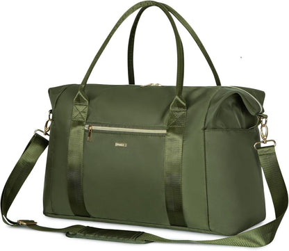 Personal Item Travel Bag 18x14x8, Carry On Weekender Bag for Women | Frontier Underseat Fit, Wet Pocket, Weekend Overnight Trip