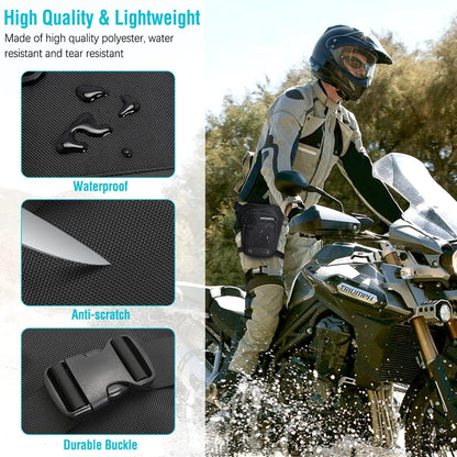 Drop Leg Bag for Men Women - Motorcycle Thigh Bag with Removable Leg Harness for Outdoor Activities