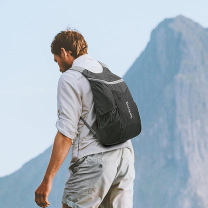 11L Hiking Backpack Small Ultra light Packable Backpack Travel Bag for Women Men Casual Outdoor Camping Daypack (Black)