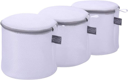 Bra Washing Bag for Laundry, Bra Laundry Bag, Sandwish Mesh, 8x8x8" | Lingerie Bag, For Wash Delicates, For Washing Machine, Keep Shape, Privacy, Prevent Tangling, Large Size