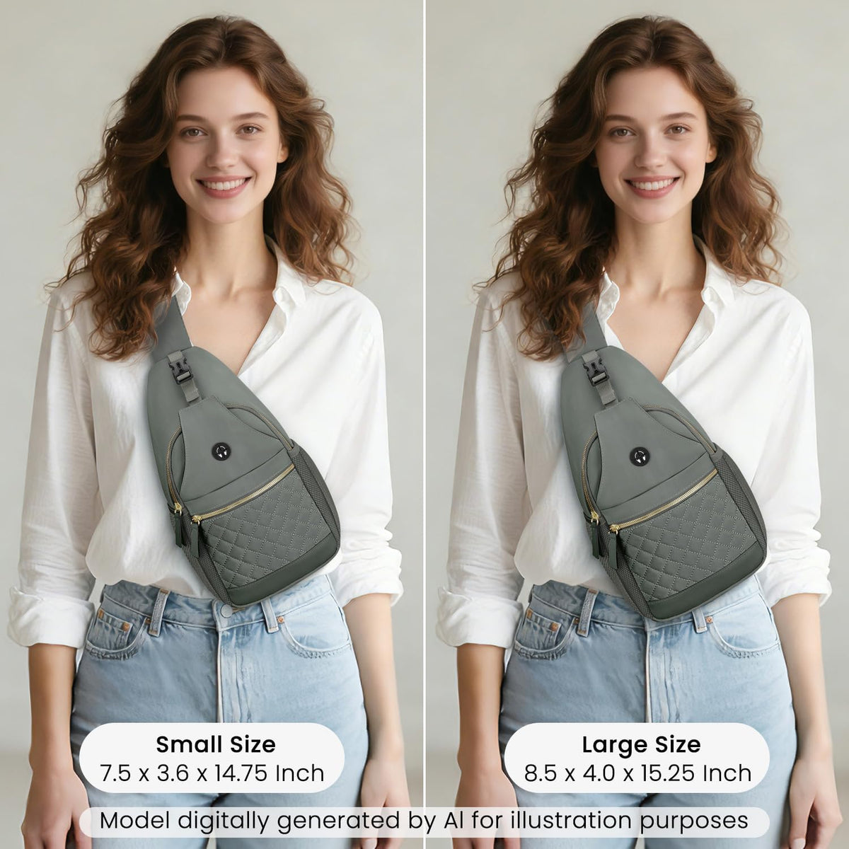 Small Crossbody Purses Bags for Women Men Travel, Chest Sling Bag Women Casual Cross Body Bag for Woman Sling Backpack