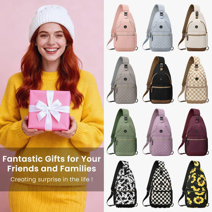 Small Crossbody Purses Bags for Women Men Travel, Chest Sling Bag Women Casual Cross Body Bag for Woman Sling Backpack