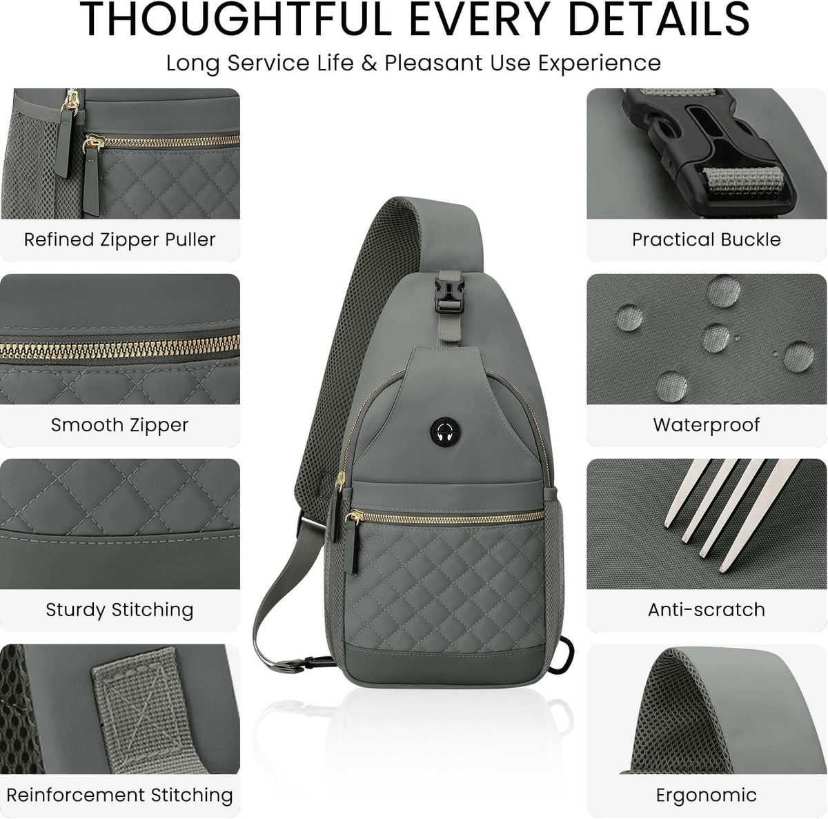 Small Crossbody Purses Bags for Women Men Travel, Chest Sling Bag Women Casual Cross Body Bag for Woman Sling Backpack