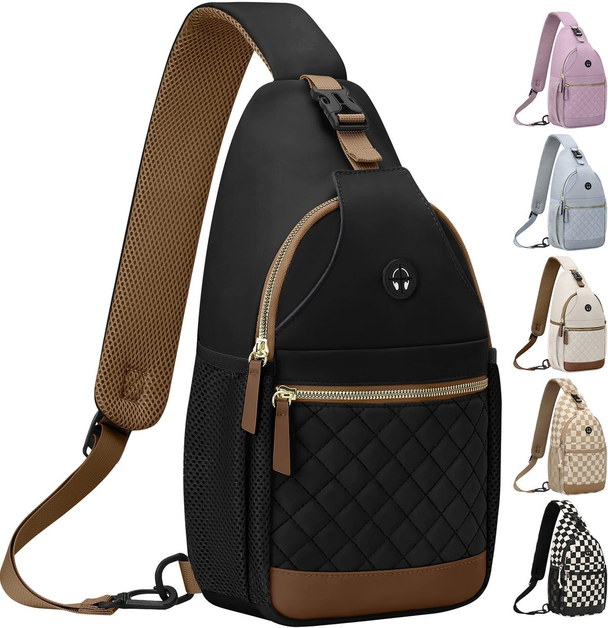 Small Crossbody Purses Bags for Women Men Travel, Chest Sling Bag Women Casual Cross Body Bag for Woman Sling Backpack