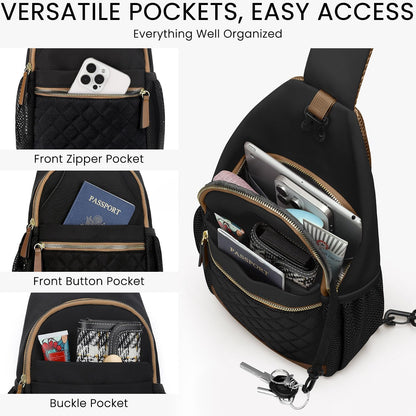 Small Crossbody Purses Bags for Women Men Travel, Chest Sling Bag Women Casual Cross Body Bag for Woman Sling Backpack