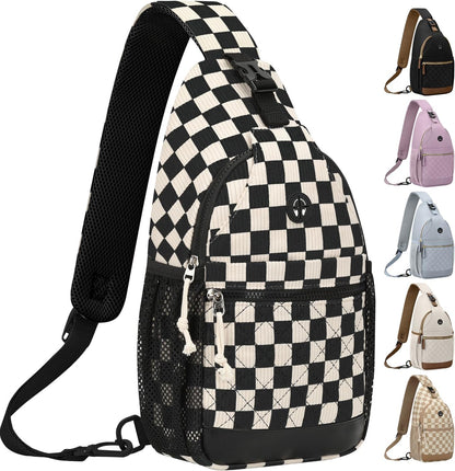 Small Crossbody Purses Bags for Women Men Travel, Chest Sling Bag Women Casual Cross Body Bag for Woman Sling Backpack
