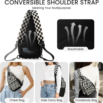 Small Crossbody Purses Bags for Women Men Travel, Chest Sling Bag Women Casual Cross Body Bag for Woman Sling Backpack