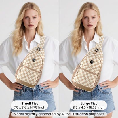 Small Crossbody Purses Bags for Women Men Travel, Chest Sling Bag Women Casual Cross Body Bag for Woman Sling Backpack