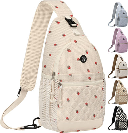 Small Crossbody Purses Bags for Women Men Travel, Chest Sling Bag Women Casual Cross Body Bag for Woman Sling Backpack
