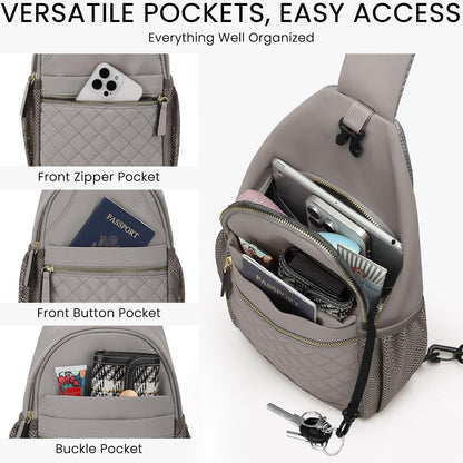 Small Crossbody Purses Bags for Women Men Travel, Chest Sling Bag Women Casual Cross Body Bag for Woman Sling Backpack