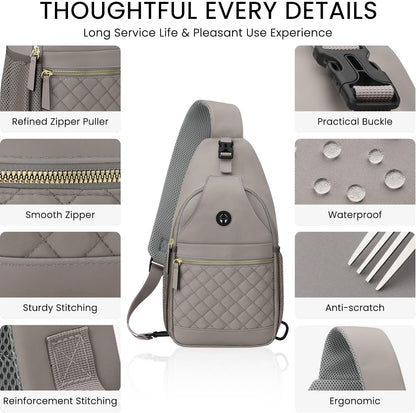 Small Crossbody Purses Bags for Women Men Travel, Chest Sling Bag Women Casual Cross Body Bag for Woman Sling Backpack