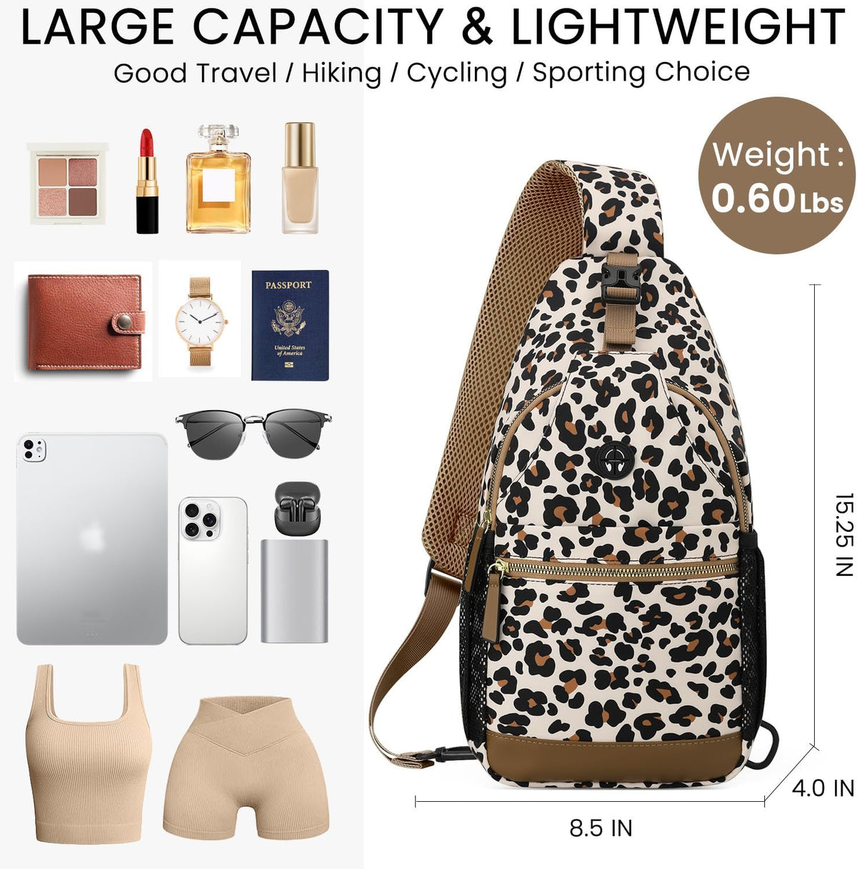 Small Crossbody Purses Bags for Women Men Travel, Chest Sling Bag Women Casual Cross Body Bag for Woman Sling Backpack