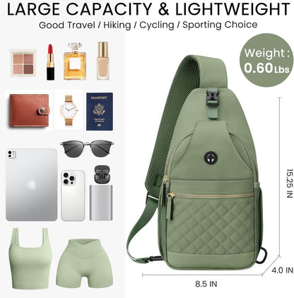 Small Crossbody Purses Bags for Women Men Travel, Chest Sling Bag Women Casual Cross Body Bag for Woman Sling Backpack