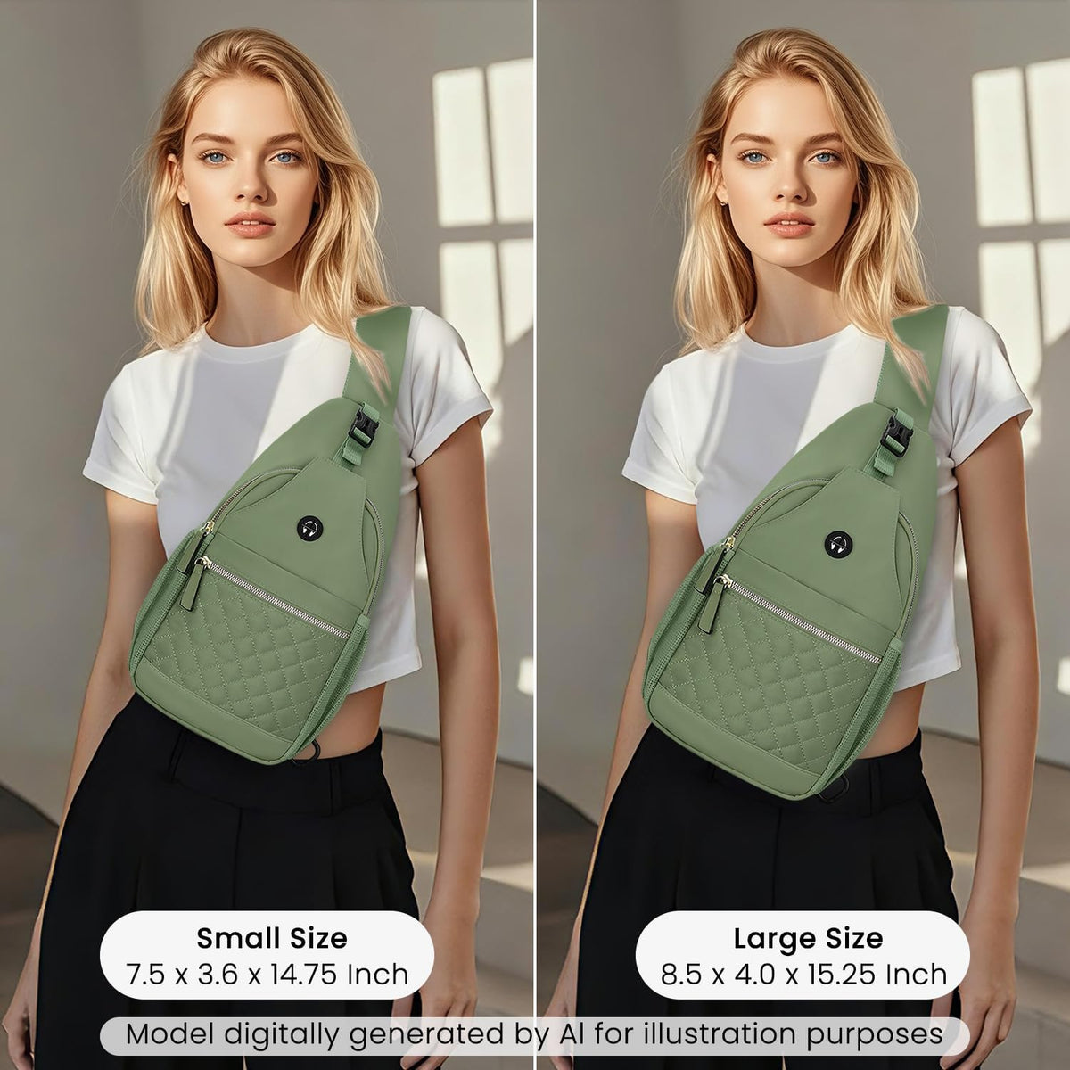 Small Crossbody Purses Bags for Women Men Travel, Chest Sling Bag Women Casual Cross Body Bag for Woman Sling Backpack