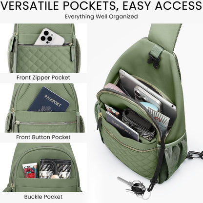 Small Crossbody Purses Bags for Women Men Travel, Chest Sling Bag Women Casual Cross Body Bag for Woman Sling Backpack