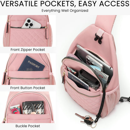 Small Crossbody Purses Bags for Women Men Travel, Chest Sling Bag Women Casual Cross Body Bag for Woman Sling Backpack