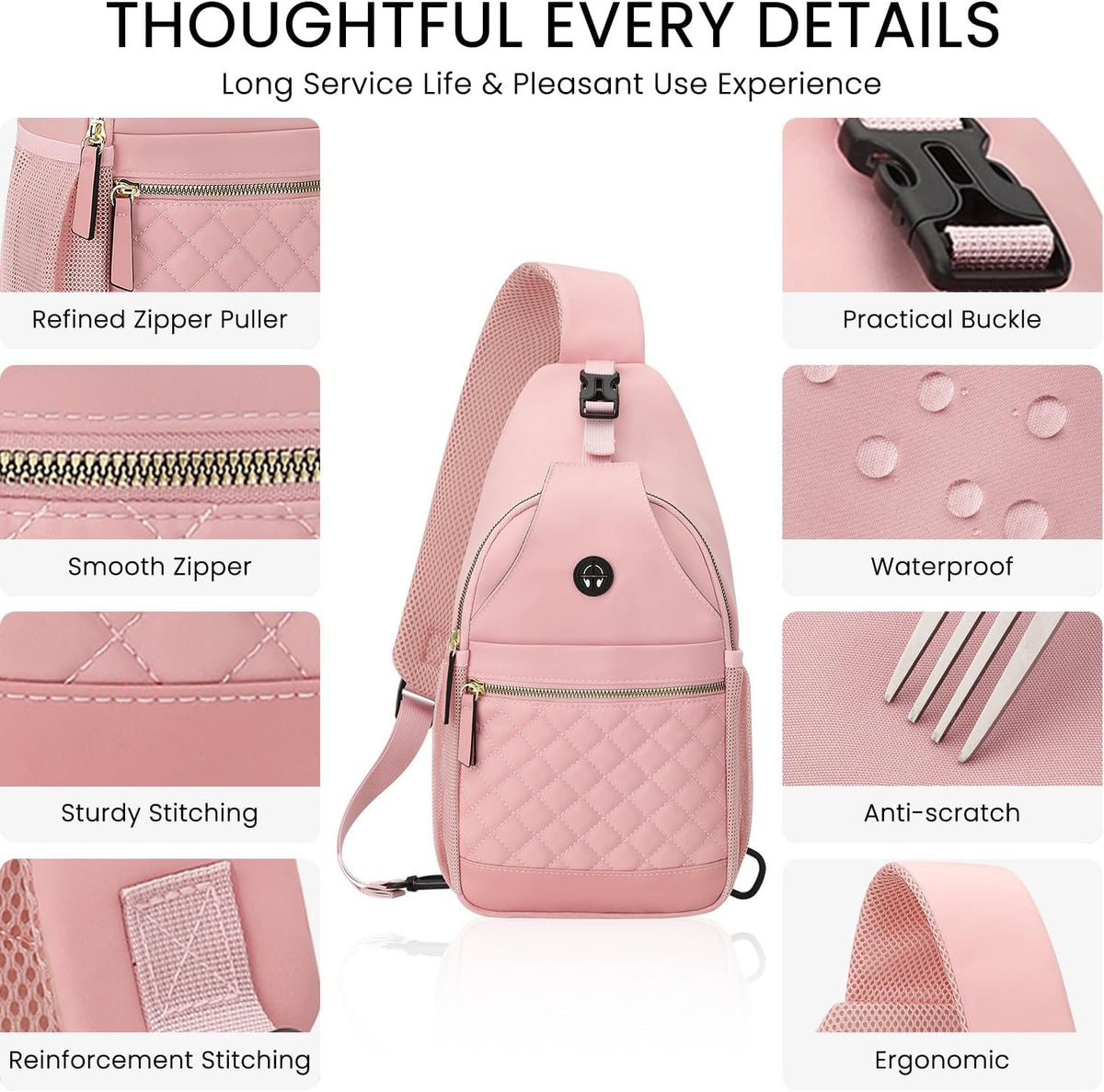 Small Crossbody Purses Bags for Women Men Travel, Chest Sling Bag Women Casual Cross Body Bag for Woman Sling Backpack
