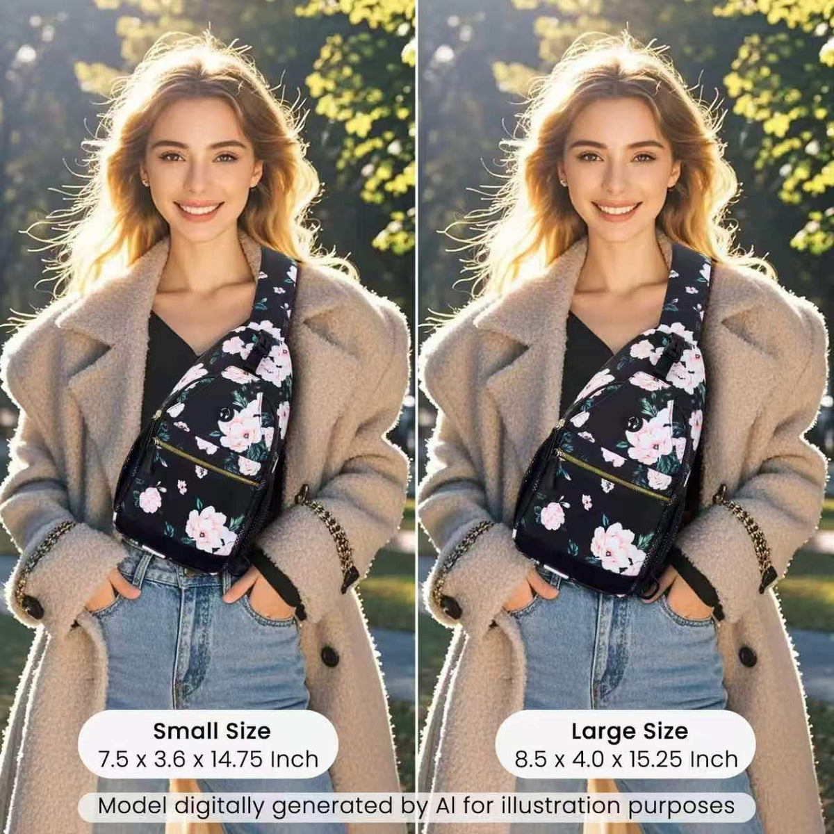 Small Crossbody Purses Bags for Women Men Travel, Chest Sling Bag Women Casual Cross Body Bag for Woman Sling Backpack