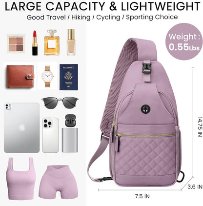 Small Crossbody Purses Bags for Women Men Travel, Chest Sling Bag Women Casual Cross Body Bag for Woman Sling Backpack