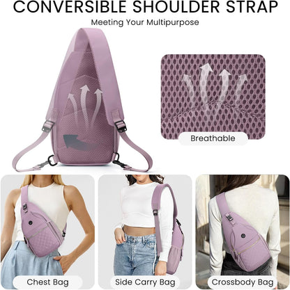 Small Crossbody Purses Bags for Women Men Travel, Chest Sling Bag Women Casual Cross Body Bag for Woman Sling Backpack