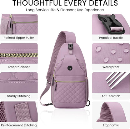 Small Crossbody Purses Bags for Women Men Travel, Chest Sling Bag Women Casual Cross Body Bag for Woman Sling Backpack
