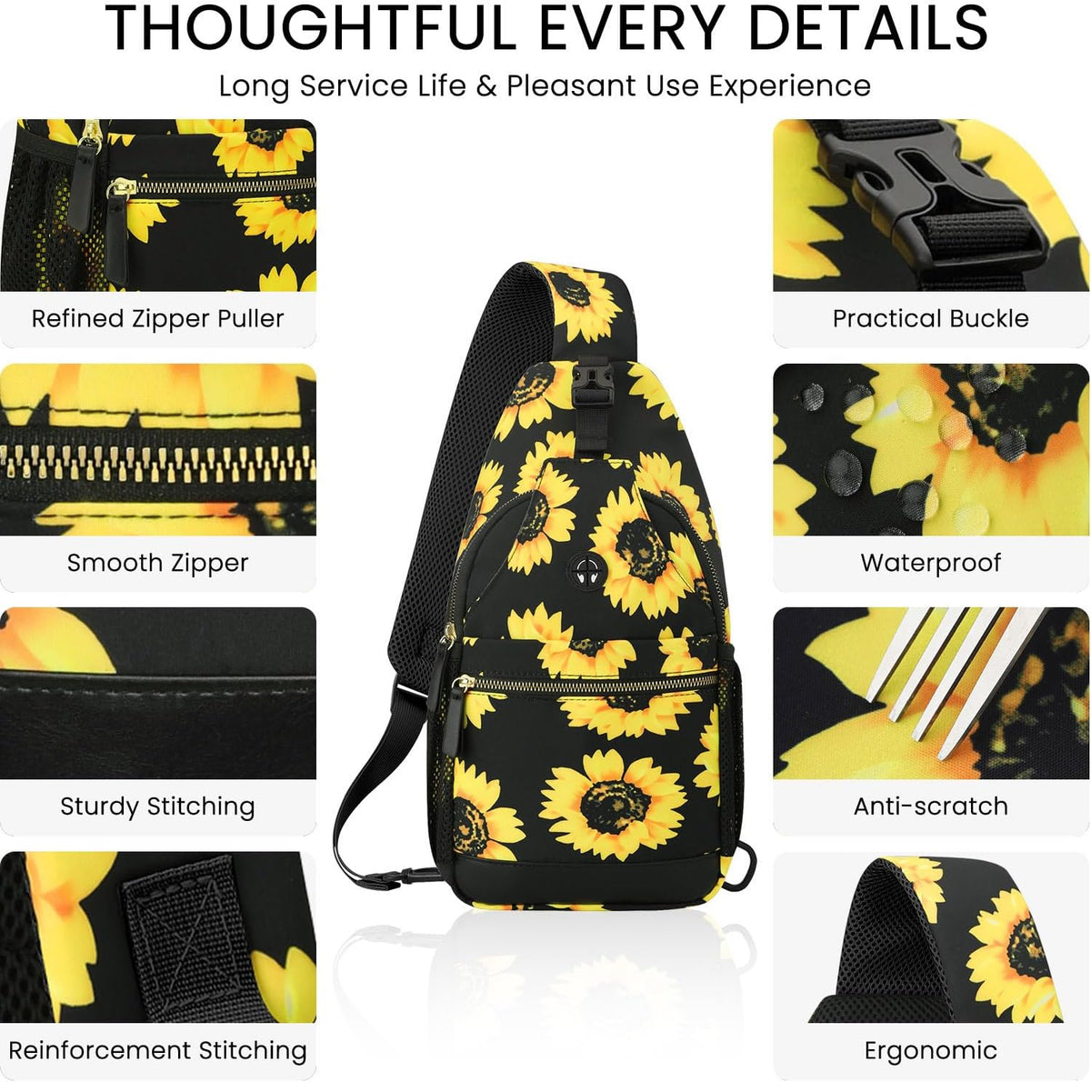 Small Crossbody Purses Bags for Women Men Travel, Chest Sling Bag Women Casual Cross Body Bag for Woman Sling Backpack