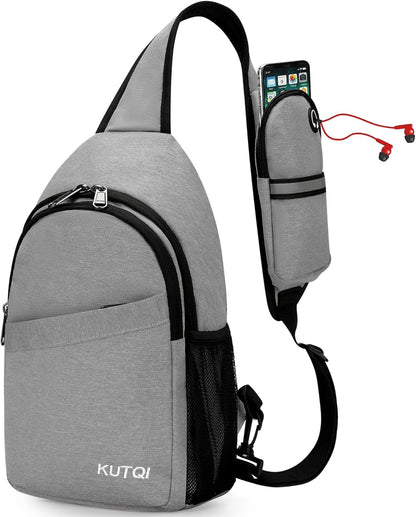 Crossbody Sling Bag for Women Men Multipurpose Sling Backpack Travel Essentials Hiking Shoulder Bag Daypack