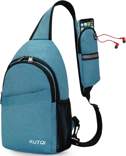 Crossbody Sling Bag for Women Men Multipurpose Sling Backpack Travel Essentials Hiking Shoulder Bag Daypack