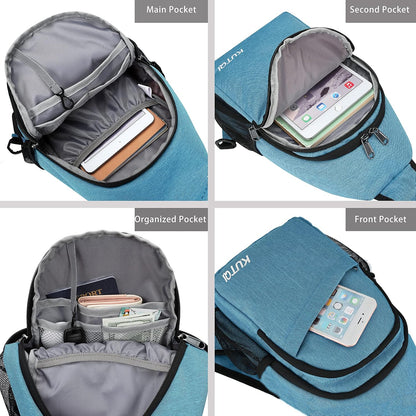 Crossbody Sling Bag for Women Men Multipurpose Sling Backpack Travel Essentials Hiking Shoulder Bag Daypack