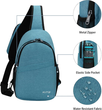 Crossbody Sling Bag for Women Men Multipurpose Sling Backpack Travel Essentials Hiking Shoulder Bag Daypack