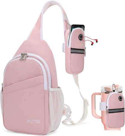 Crossbody Sling Bag for Women Men Multipurpose Sling Backpack Travel Essentials Hiking Shoulder Bag Daypack