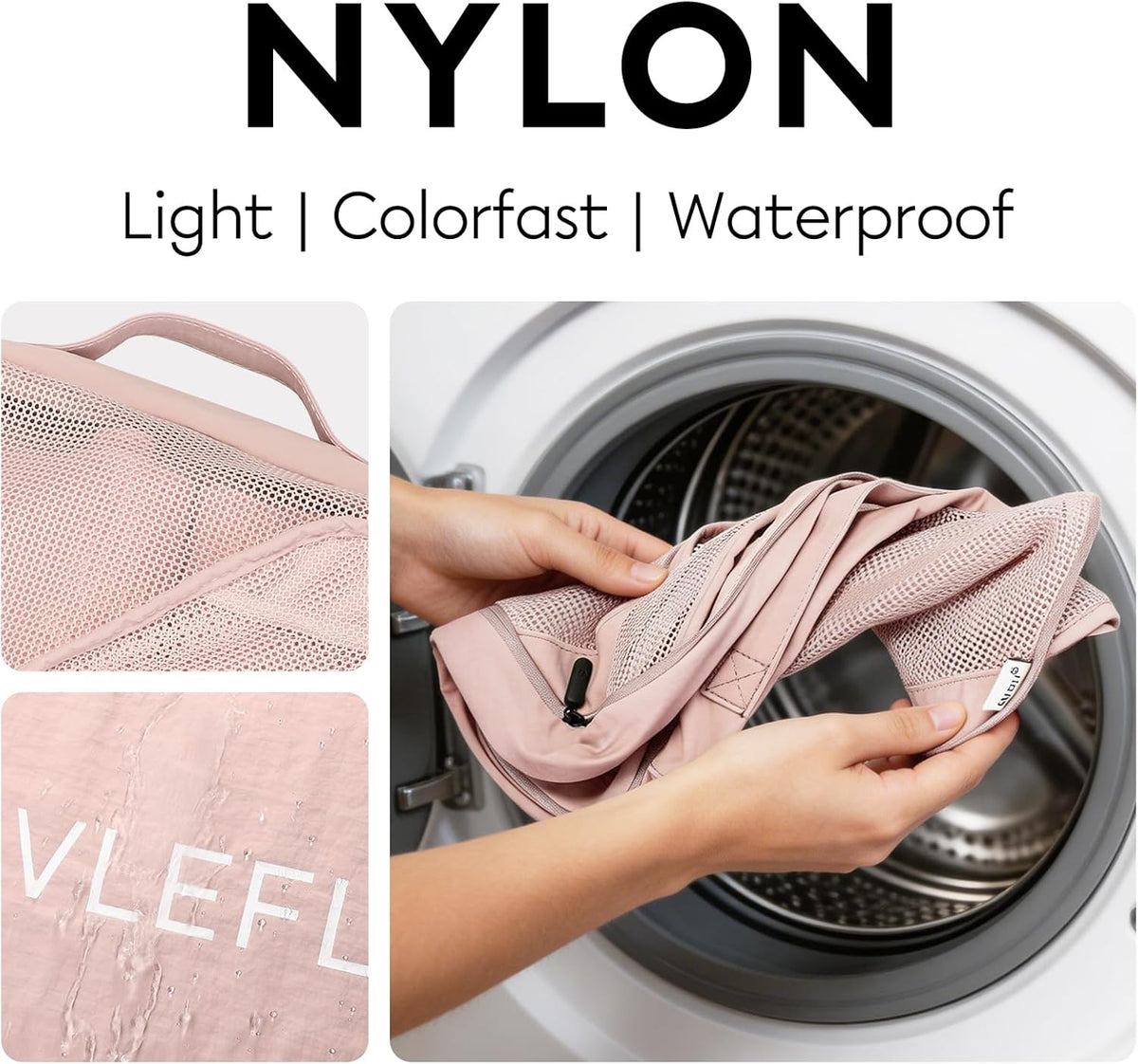 Compression Packing Cubes for Travel, 6-Piece Lightweight Luggage Organizer Bags, Space Saving Suitcase Packing Set for Women